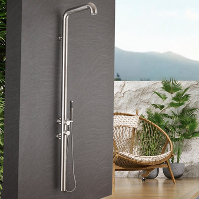 70 in. H Stainless Steel Wall Mounted