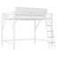 Grand lit mezzanine en métal avec tablettes de rangement-63081481-63081482