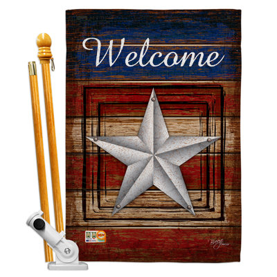 Ensemble de drapeaux en polyester 40 x 28 po Beulaville Impressions