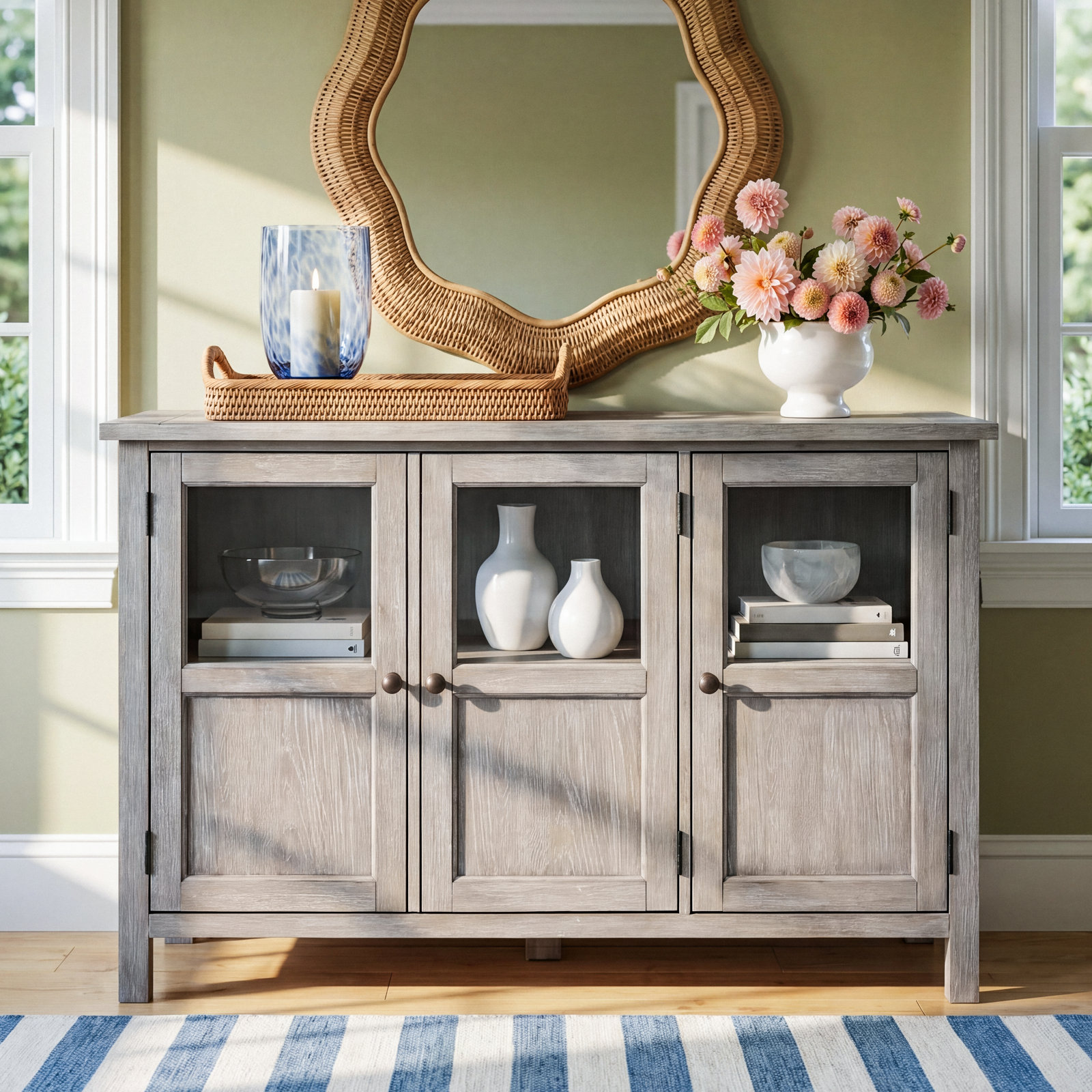 Walter Oak Buffet Table