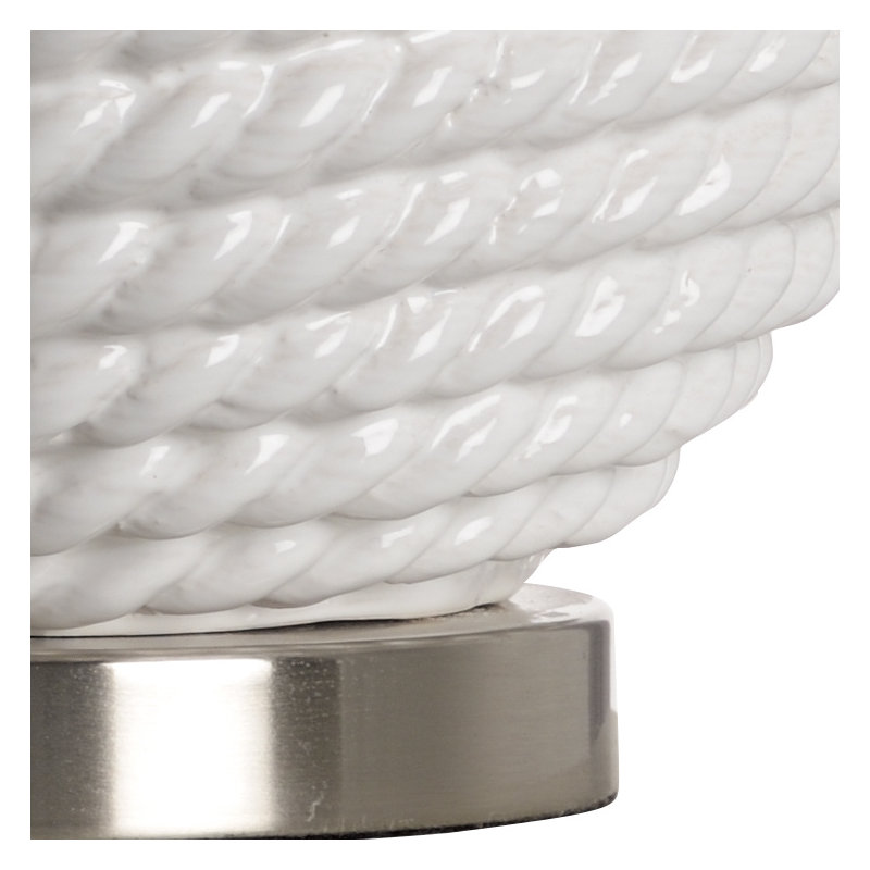 Coastal Table Lamp, Ice White
