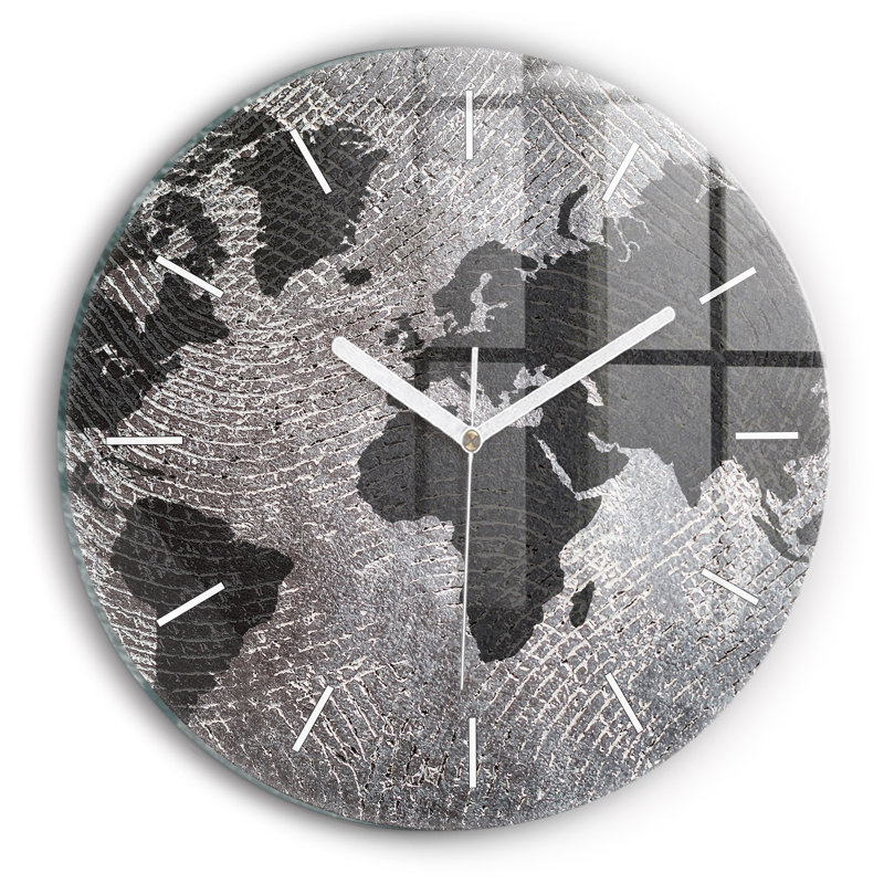 Glass Wall Clock