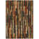 Machine Washable Indoor/Outdoor Christain ACN1302 Coffee Rug