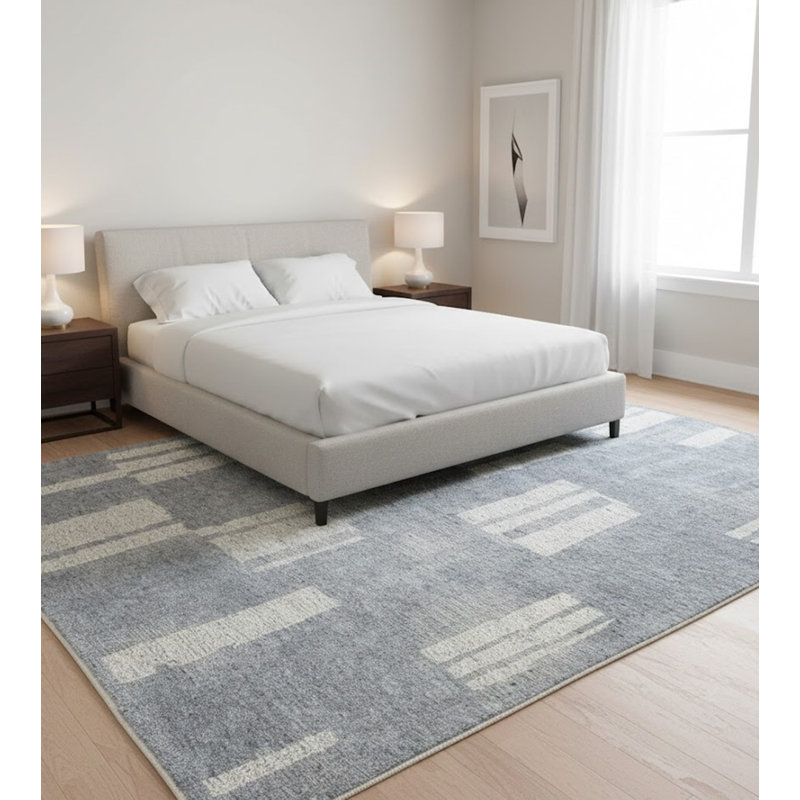 Multicolored Modern 8X10 Oriental Area Rug