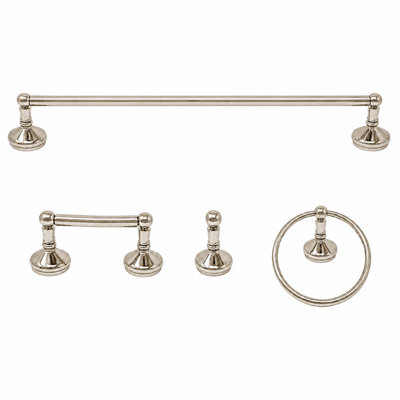 Sacramento 4-Piece Bathroom Accessory Hardware Set P4BSAC18