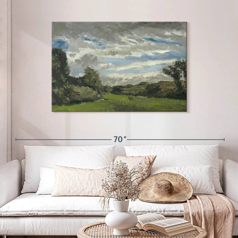 Paysage avec dunes à Alvord, H 30 po x l 45 po