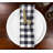 Ghisallo Cotton Buffalo Check Square Napkin-87629400