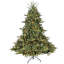 Arbre de Noël articulé en forme de PE / PVC pleine forme avec lumières UL et base en métal stable-1510139465