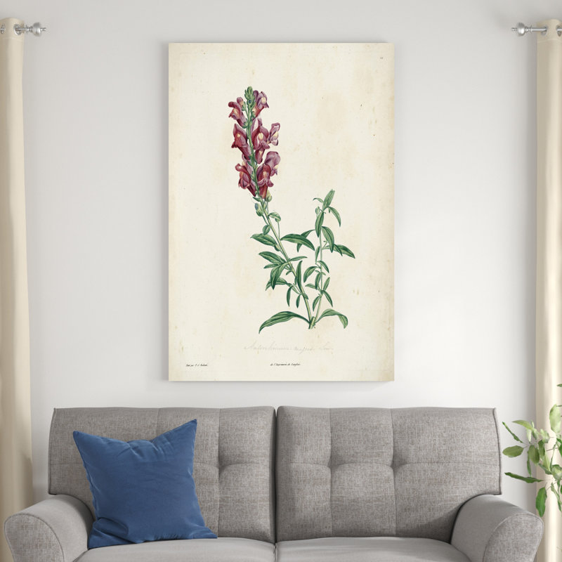Botanique traditionnel I, H 48 po x l 32 po x P 1,25 po