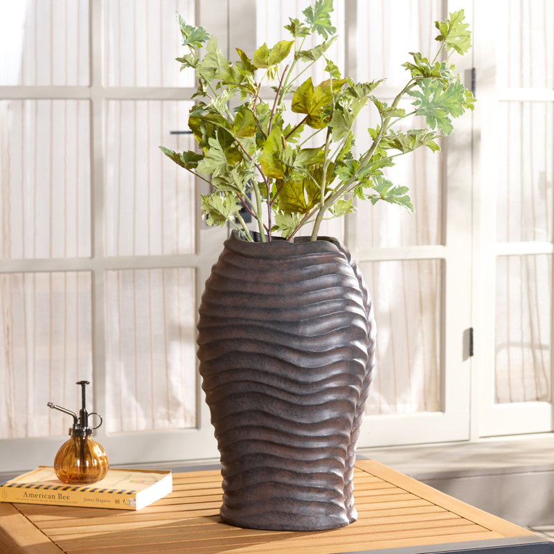 Damian Planter Pot, Brown