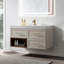 Meuble-lavabo mural simple 48 po avec comptoir en quartz 48 po-350374066