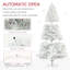 Grand arbre de Noël artificiel non ouvert avec base en acier Auto Open-1971753010