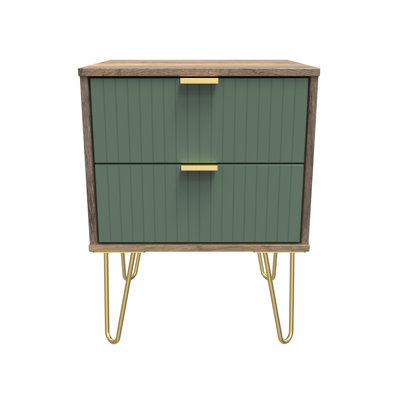 Beranda 45cm W Manufactured Wood Bedside Table