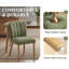 Upholstered Modern Dining Chairs Kitchen Chairs Solid Wood Leg Accent Chairs for Dining Room,Kitchen-11314890-11314892