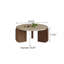 Table basse/thé moderne et minimaliste en bois massif-1720660772