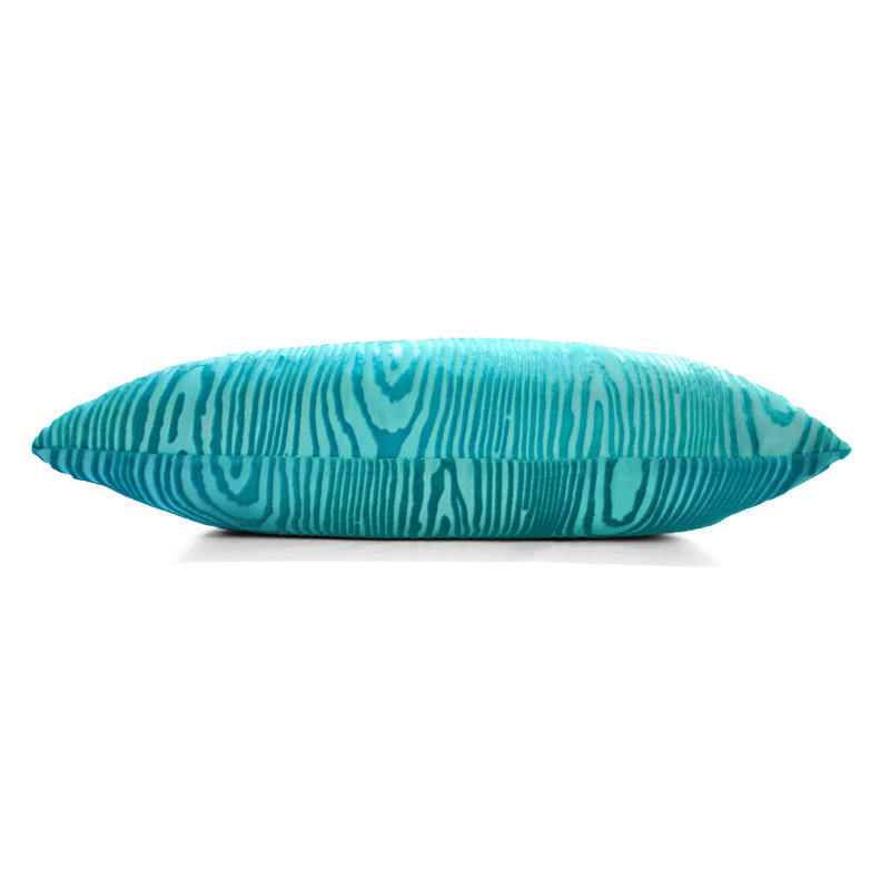 Woodgrain Rectangle Velvet Pillow Cover & Insert, Square 20"H x 20"W, Aruba