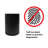 Retractable Safety Wall Queue Barrier Belt 156" (Black/Yellow)