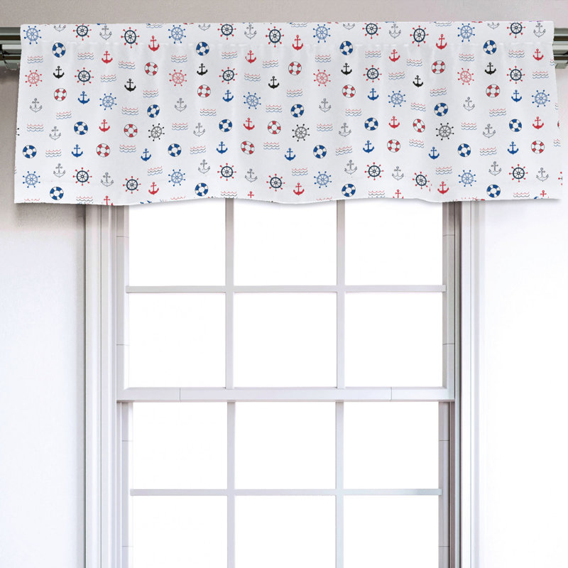 Sateen Ruffled Window Valance