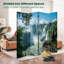 4 Panels Folding Screen Room Divider Royal Part Iguazu Falls seen from Argentinian National Park Canvas Screen Room Separator Freestanding Protective Wall Divider Privacy Partition