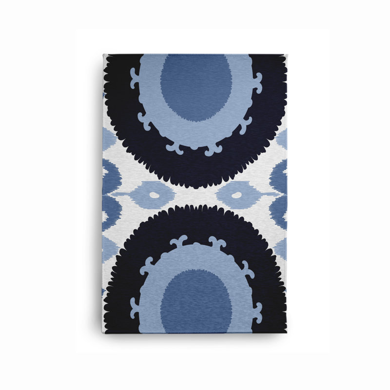 133 Rug Tapis doux en chenille Boho, Rectangle 3 pi x 5 pi