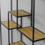 Kestwick 5 Piece Square Oak Solid Wood Accent Shelf