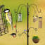 Metal Stake Feeding Station