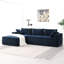 Canapé-lit modulaire en chenille 2 pièces l 111,5 po Amariee-14470973