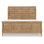 Country Living Sleigh Oak Bed