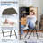 Fabric Padded Folding Chair, Upholstered Stackable Folding Chair Set-602085671-591247125