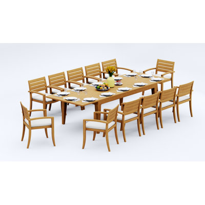 Travota Outdoor Teak Dining Set