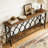 Industrial Console Table 2-Tier Entryway Accent Table