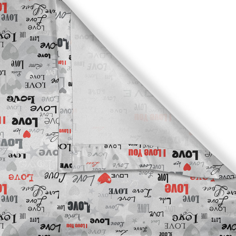 Polyester Semi Sheer Curtain/Drape Pair