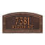 Hamilton Personalized Standard 2-Line Wall Address Plaque-394227757-394227751