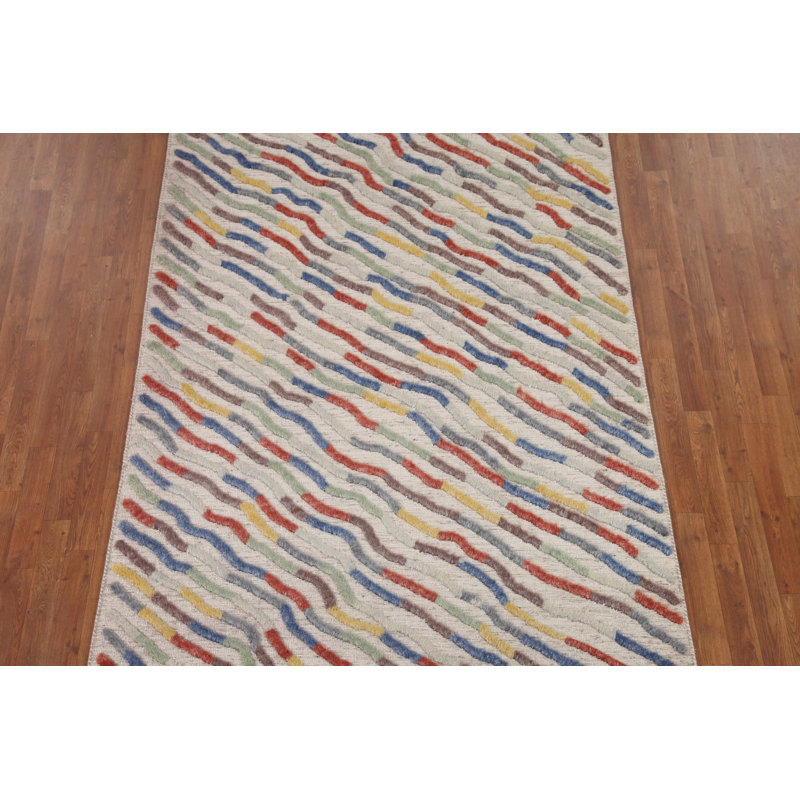 Tapis abstrait moderne 6 x 8