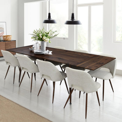 Aunnika 8 - Person Extendable Four Leg Dining Set