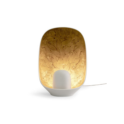 Mirage 14.17" White Table Lamp