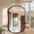 Vintage French-Inspired Aluminum Organic-Shaped Bathroom Mirror Wall Mirror Modern Decorative Vanity Mirror for Living Room, Bedroom & Entryway, HD Shatterproof Glass-2029245580-2029245578