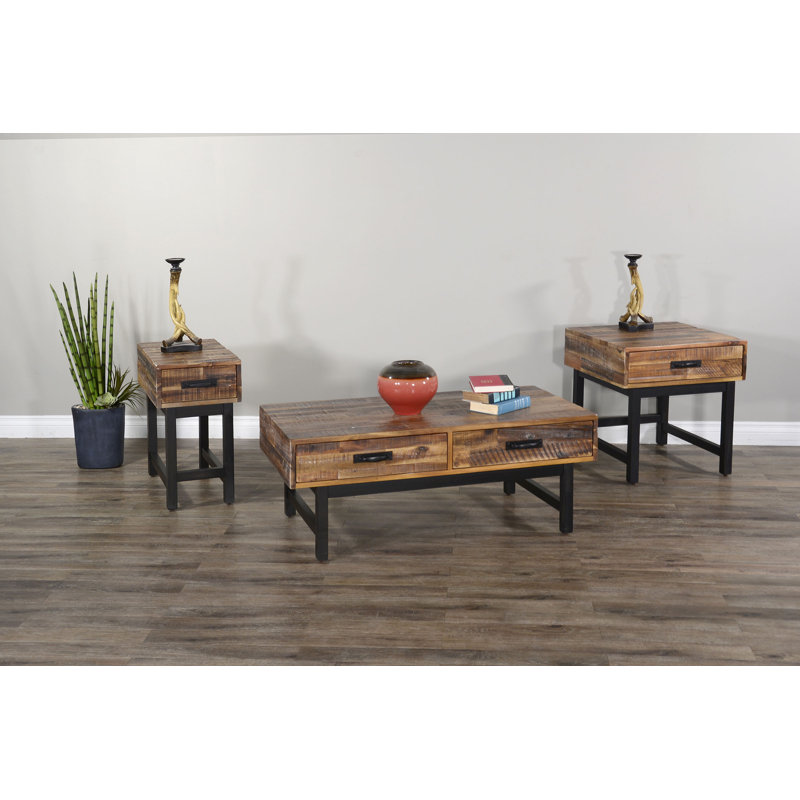 Ensemble de 3 tables basses Burgan