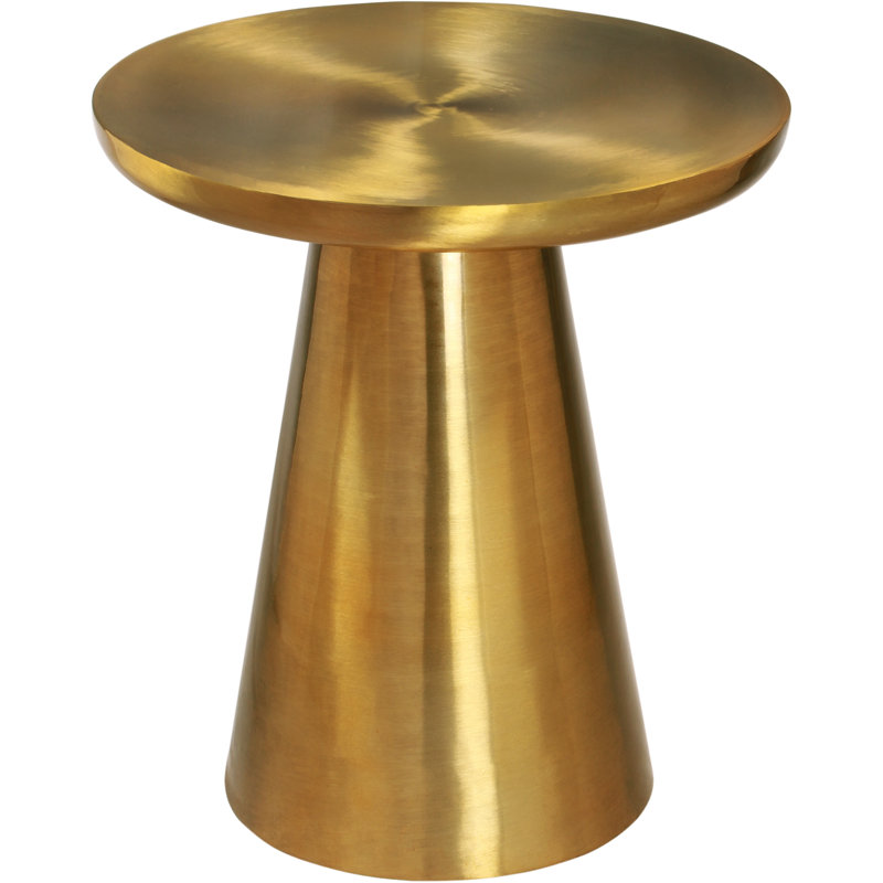 Starla Iron Top End Table, Gold