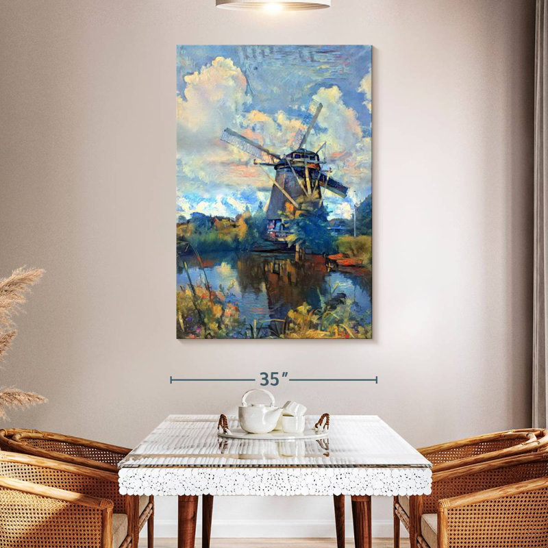 Lilie Amsterdam Windmill, 51" H x 34" W