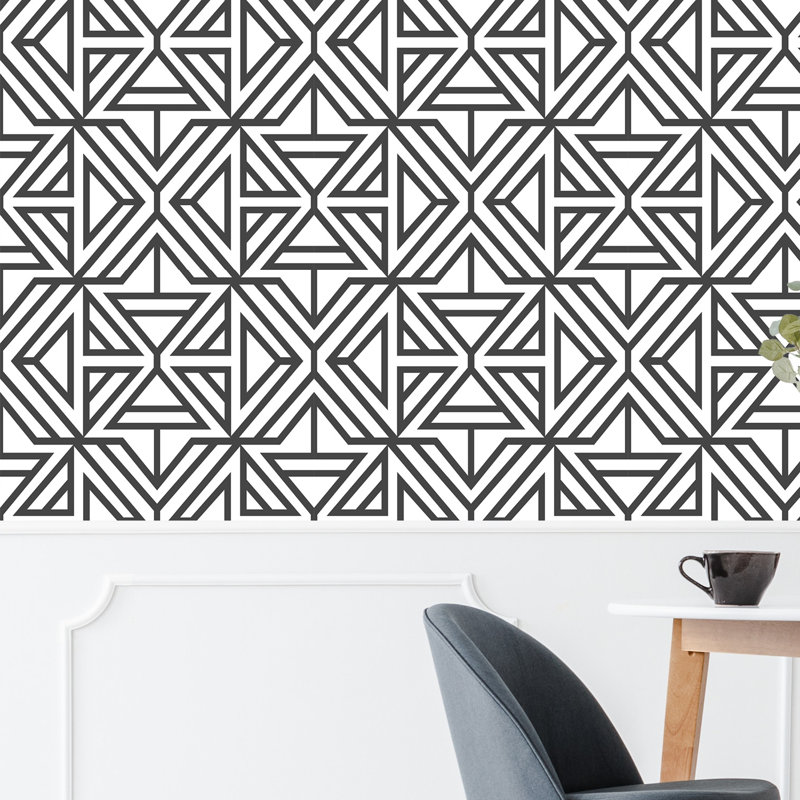 Rouleau de papier peint adhésif L 18 pi x l 20,5 po Amery Linear