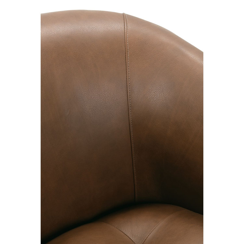 Pate Leather Accent Chair
