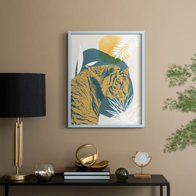 Jungle Cat I Framed Print - Solid Wood