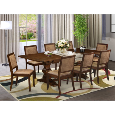 Privett Extendable Solid Wood Top Dining Set