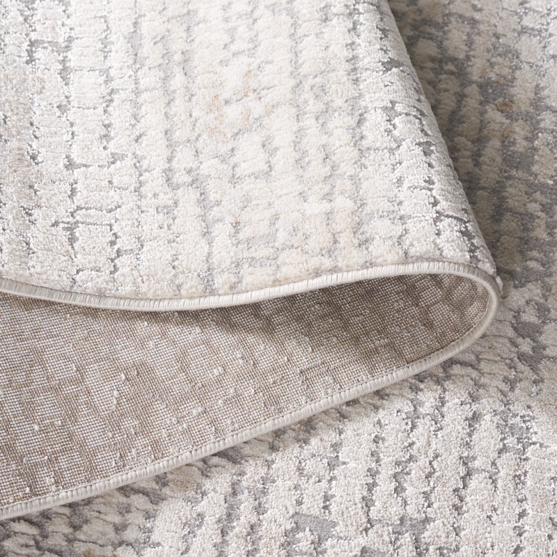 Tapis gris / gris foncé Hanna 115, Rectangle 5 pi 3 po x 7 pi 6 po