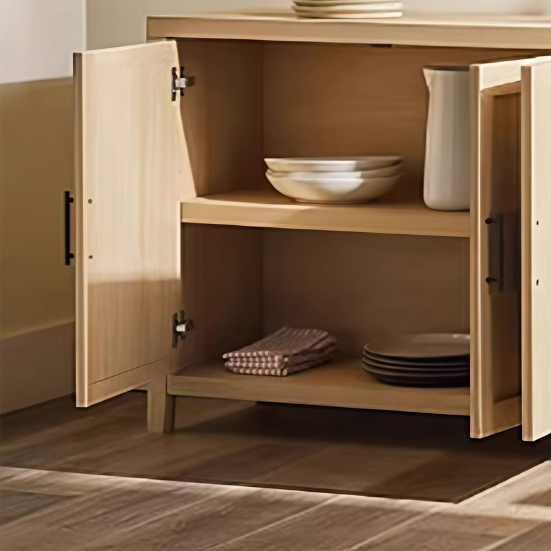 Armoire de rangement de style américain, Beige