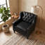 31.8 " Faux Leather Sofa-477943179