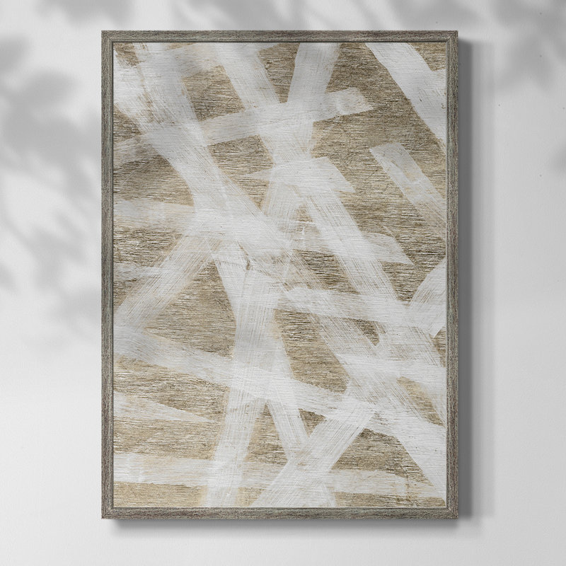 Splinters Framed Print - Solid Wood, 11" H x 9" W