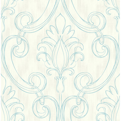 Rushville 33' L x 20.5" W Unpasted Wallpaper Roll