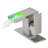 Waterfall Glass Spout Bathroom Faucet - LED 3-Color Changing Single Handle One Hole Deck Mounted Mixer-120475001